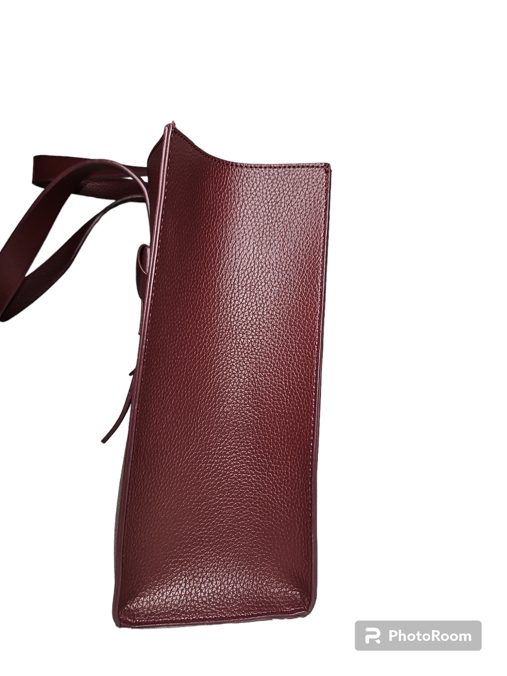 Rachel Zoe Arialith Burgandy Vegan Leather Everyday Tote Bag - Picture 4 of 7